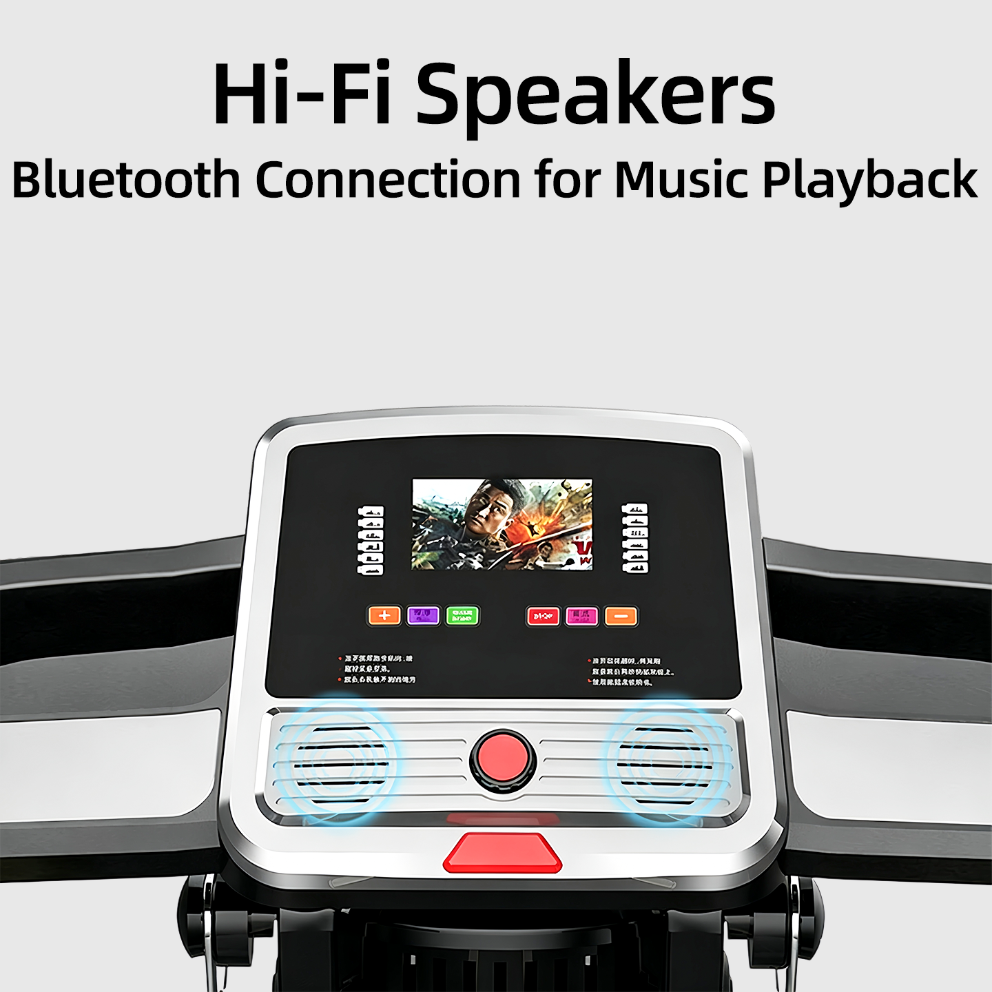 Smart APP Connected Folding Treadmill for Home, Quiet Shock-Absorbing Indoor Large-Screen Real-Scene Fitness Walking and Running Machine