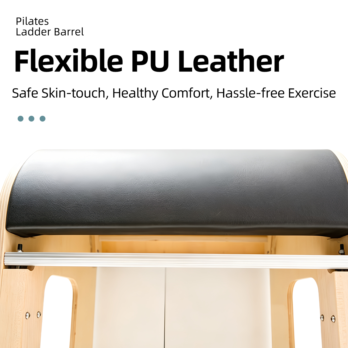 Imported lightweight Pilates DY-03 ladder barrel with a curved anti-slip design, for at-home posture correction and spinal stretching.