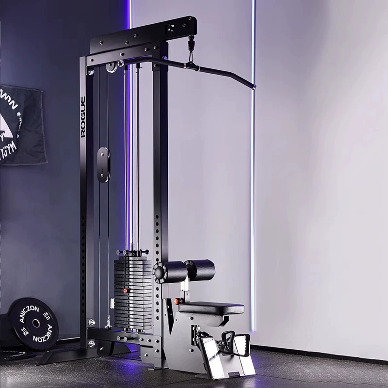 Professional Commercial High/Low Pulley Machine – Seated Row & Lat Pulldown Combo