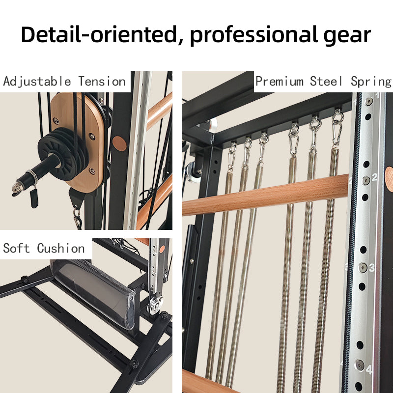 Professional Pilates Multifunctional Spiral Tower Full-Track Sliding Tower Core Shaping Equipment for Yoga Studios