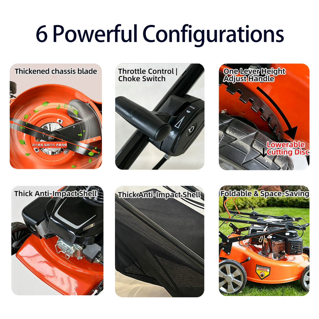 Manual Push Weeding Machine, No Electricity, No Oil, Household Garden Lawn Grass Cutter and Soil Loosening Weeding Tool
