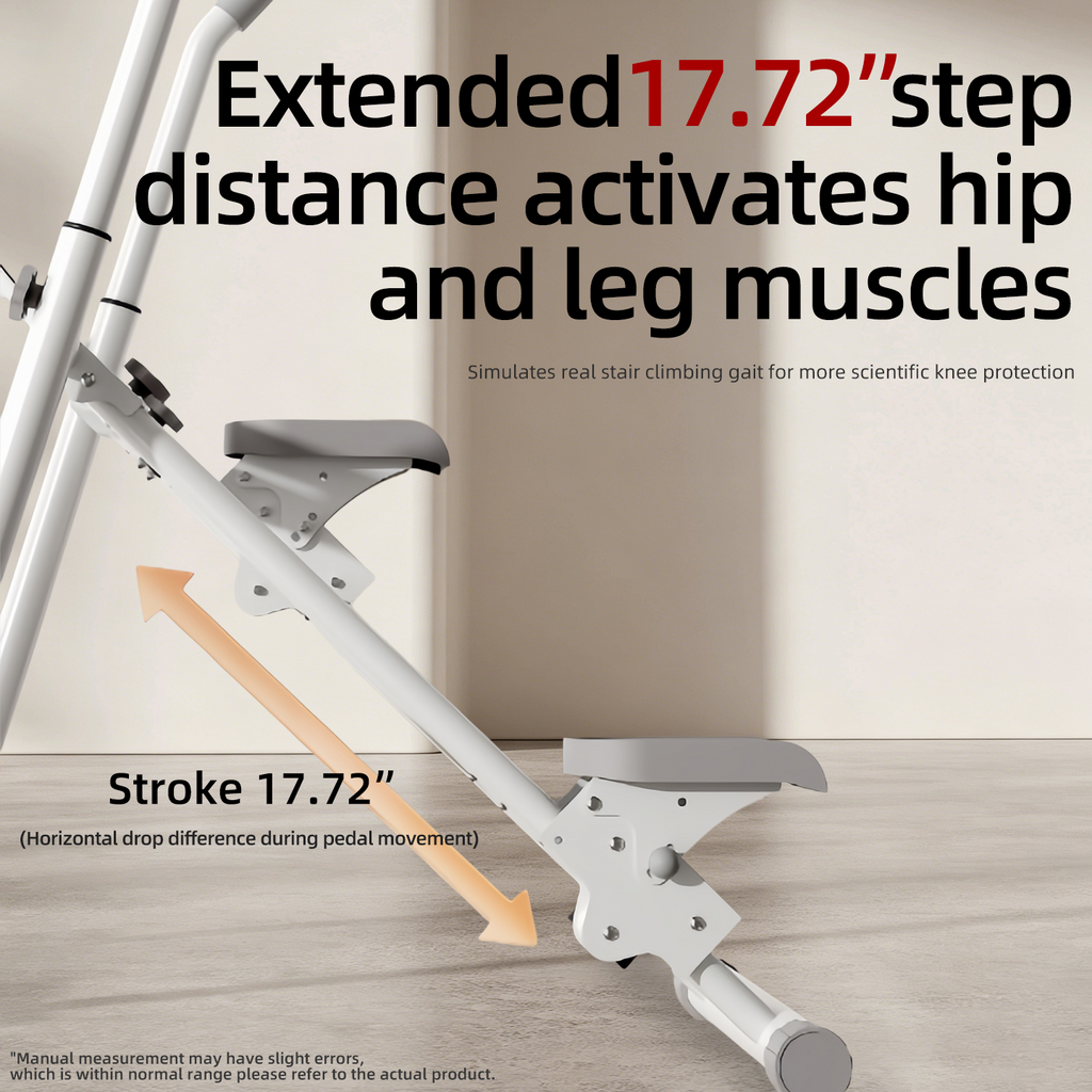 Home stair climber machine, mountain-climbing stepper machine, silent hydraulic stepper, indoor fat-burning incline fitness equipment, leg-slimming and butt-lifting aerobic exercise equipment