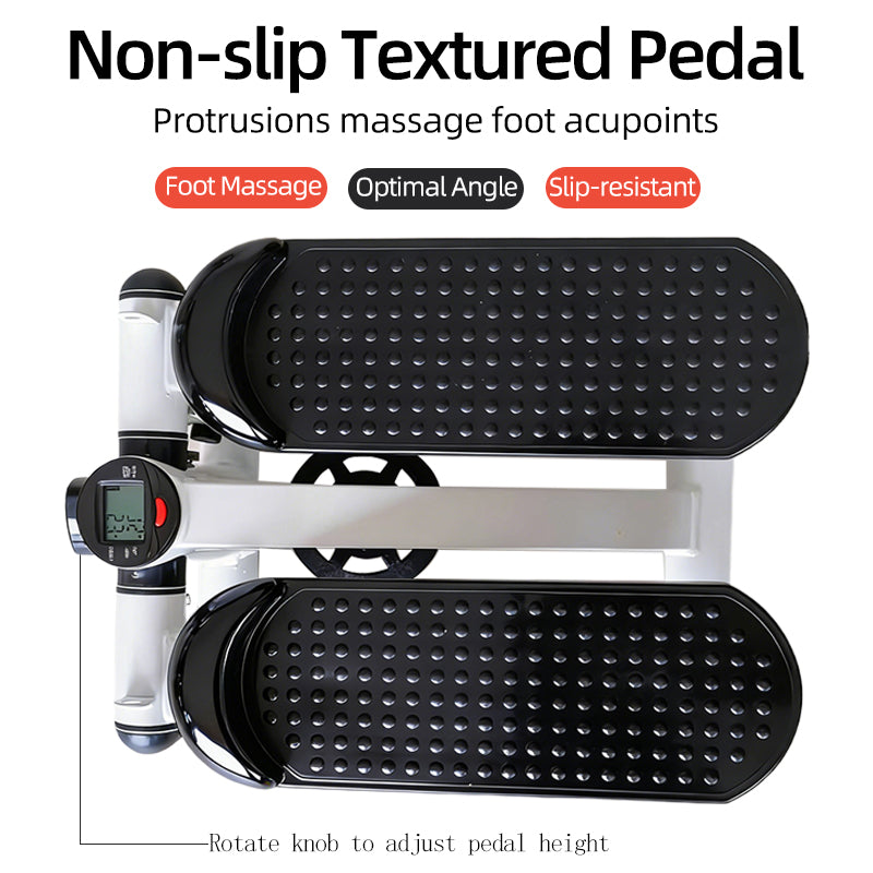 Steppers for exercise, stair steppwith resistance bands, mini stepper,indoor fitness leg slimming fat-burning stepper equipment
