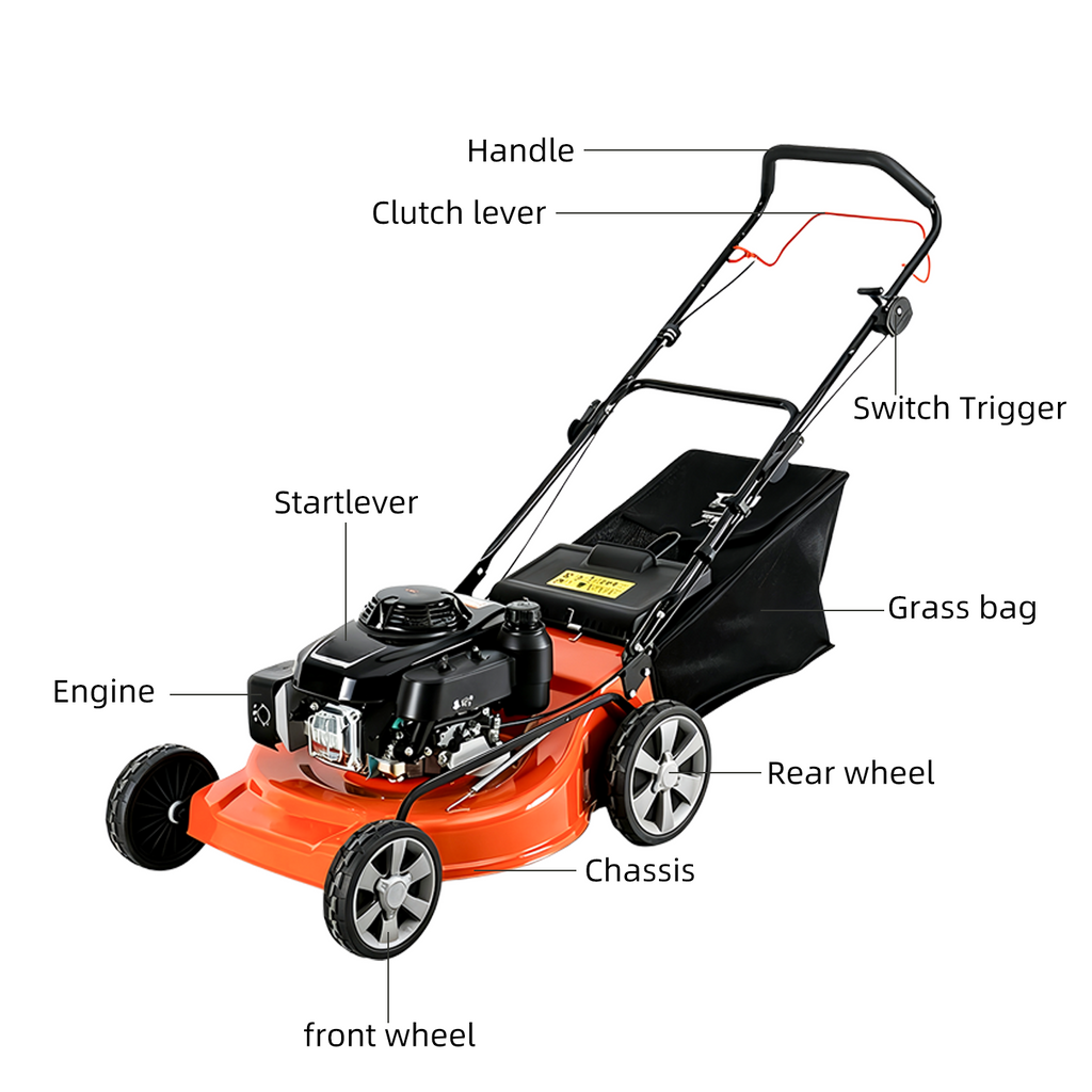 Manual Push Weeding Machine, No Electricity, No Oil, Household Garden Lawn Grass Cutter and Soil Loosening Weeding Tool