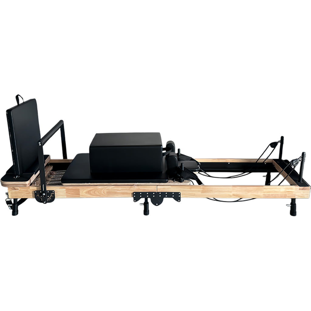 Maple Wood 3-in-1 Comprehensive Bed Yoga Studio Pilates Core Bed Solid Wood Frame Stretching Training Bed