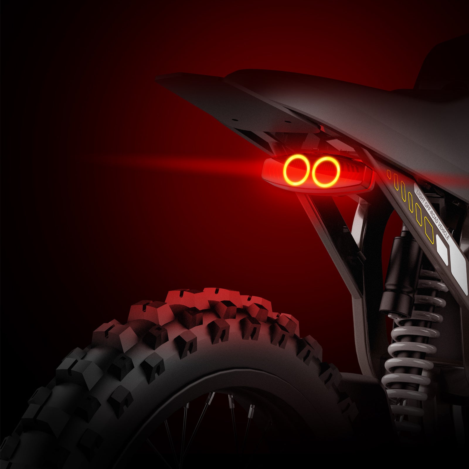 MDD-19C 6000W Electric Dirt Bike, Black