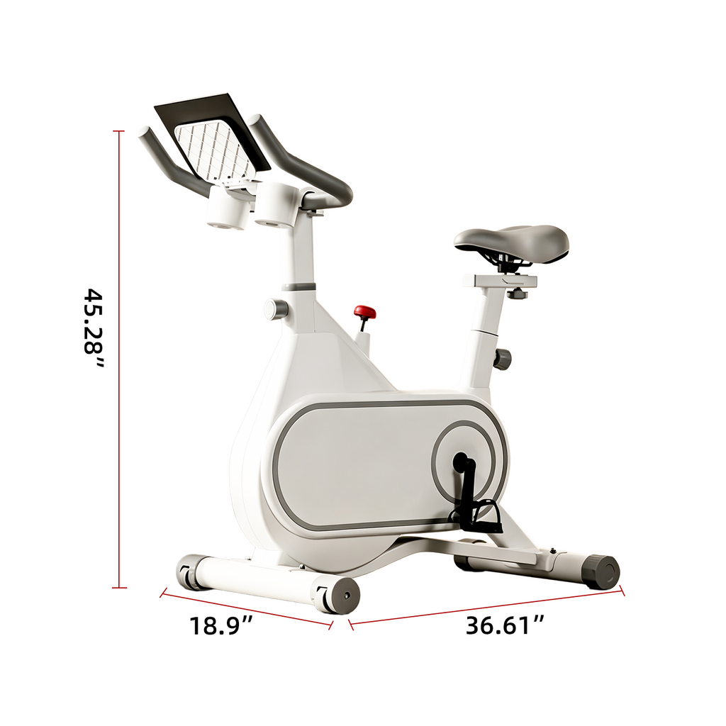 Electromagnetic-controlled indoor exercise bike for home use, quiet indoor fitness bike, fully enclosed flywheel smart magnetic resistance exercise bike.