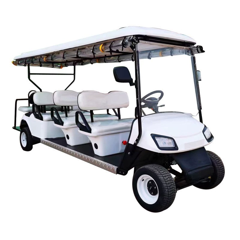 6-Seater Sightseeing Shuttle for Scenic Areas, Parks, and Hotels – Available in Fuel or Electric Golf Cart Models