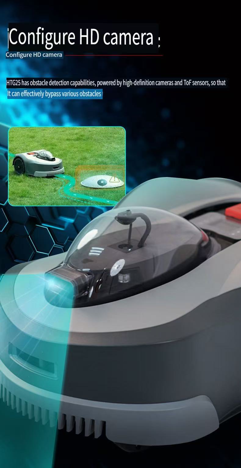 Multifunctional electric automatic lawn mower for villa courtyards and lawns, household portable lithium-battery grass trimmer/weed cutter.