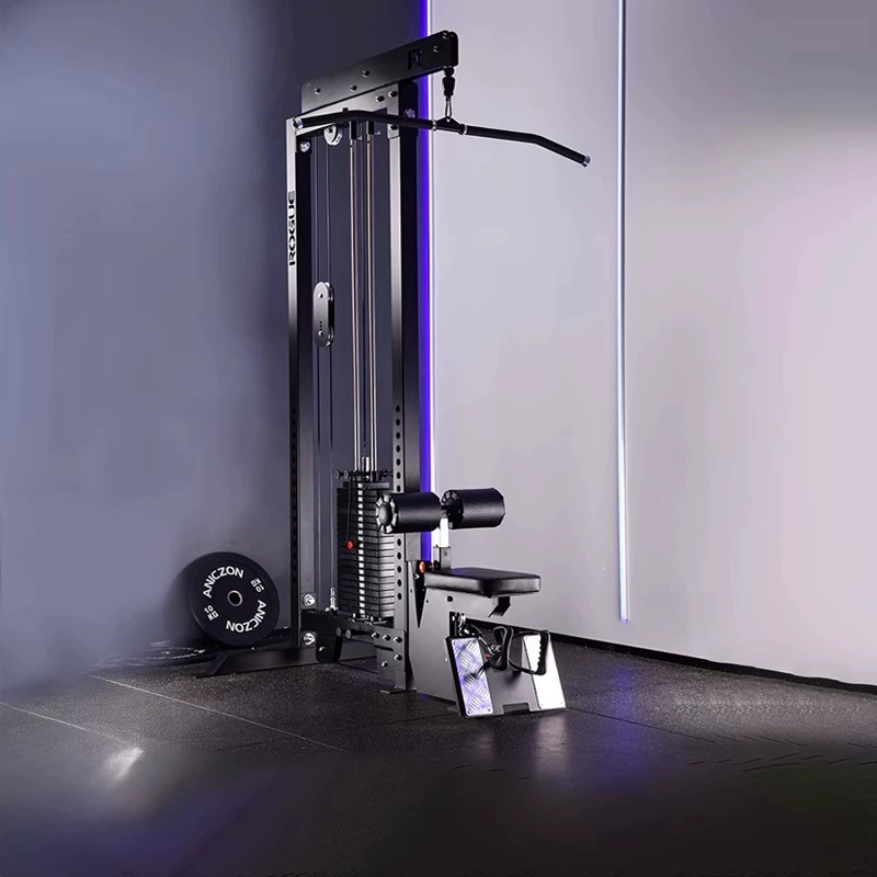 Professional Commercial High/Low Pulley Machine – Seated Row & Lat Pulldown Combo