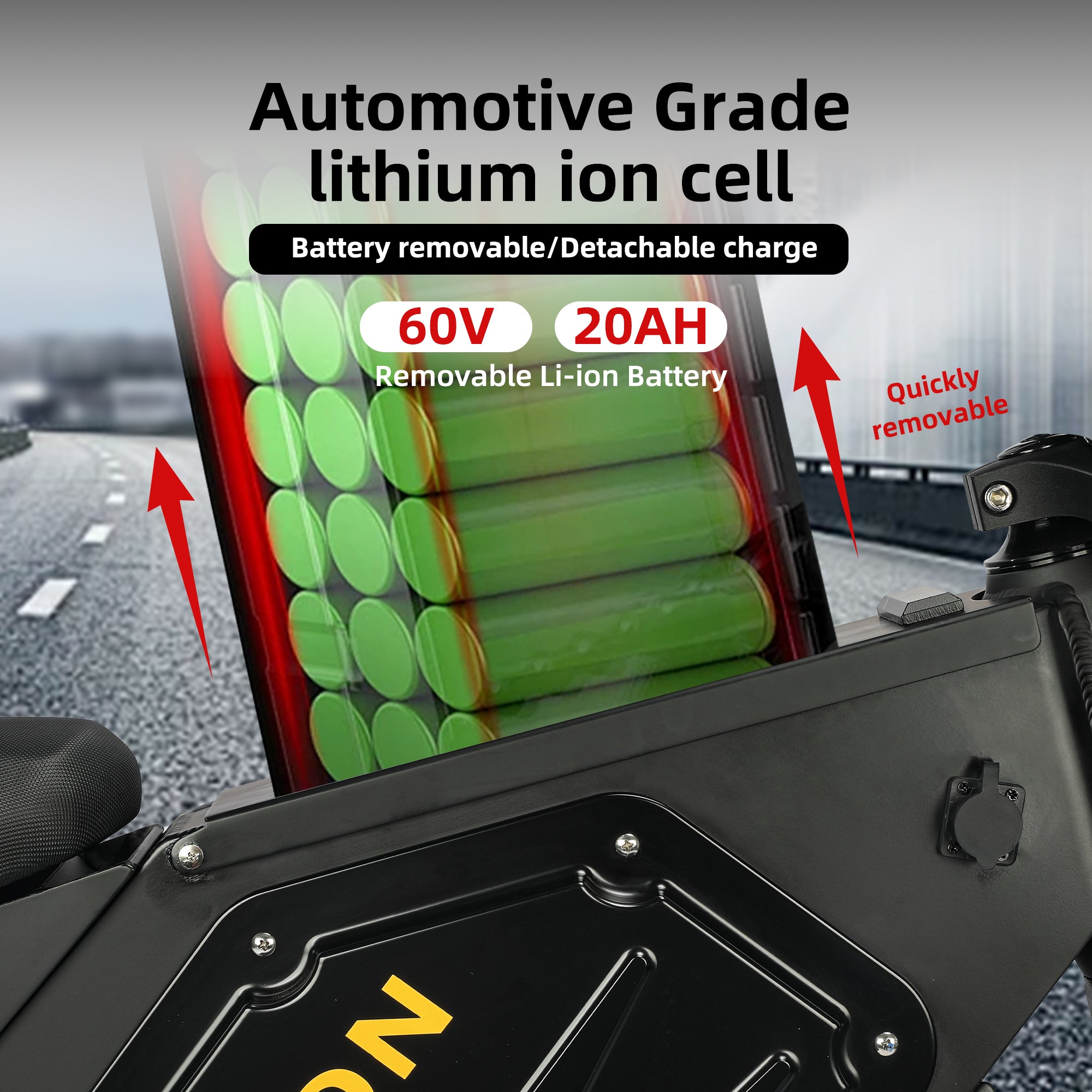 MDD-07B 3000W Electric Dirt Bike, Black