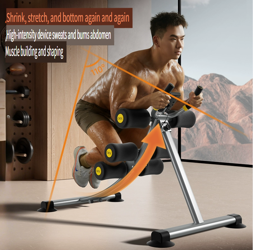 Abdominal Crunch Machine – Home Fitness Equipment for Men: Target Belly Fat and Build Abs