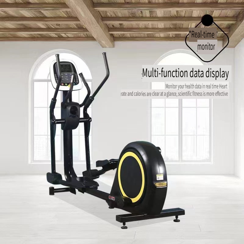 Silent Magnetic Control Space Walking Machine for Home Use, Indoor Stepper for Middle-aged and Elderly Rehabilitation, Full-body Elliptical Walker Equipment