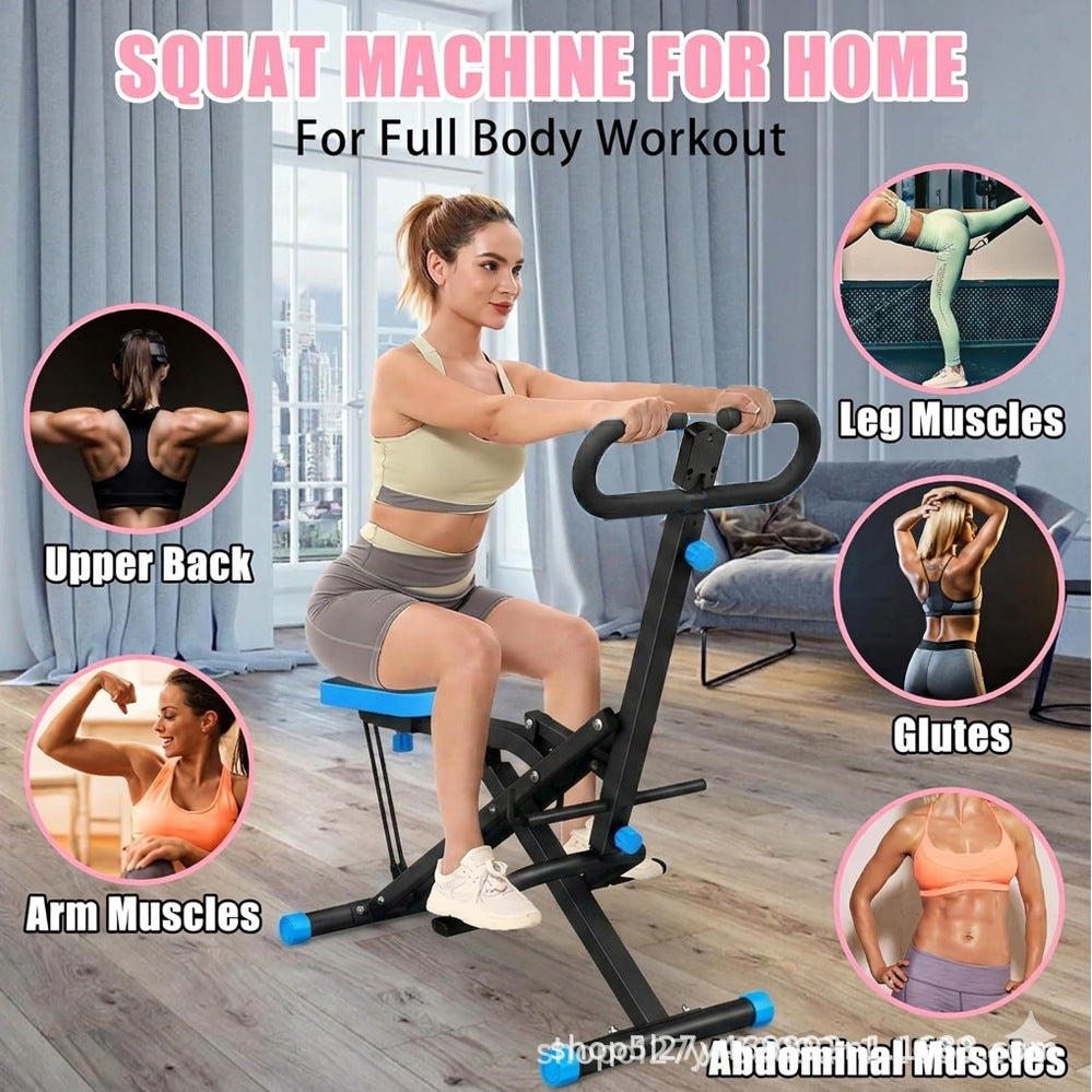 Home-use smart riding machine, indoor aerobic fat-burning riding exercise machine, full-body coordinated simulated horse riding body-shaping fitness equipment