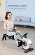Smart APP Connected Magnetic Rowing Machine for Small Apartments, Home Storage, Waist and Back Shaping, Aerobic Rowing Trainer