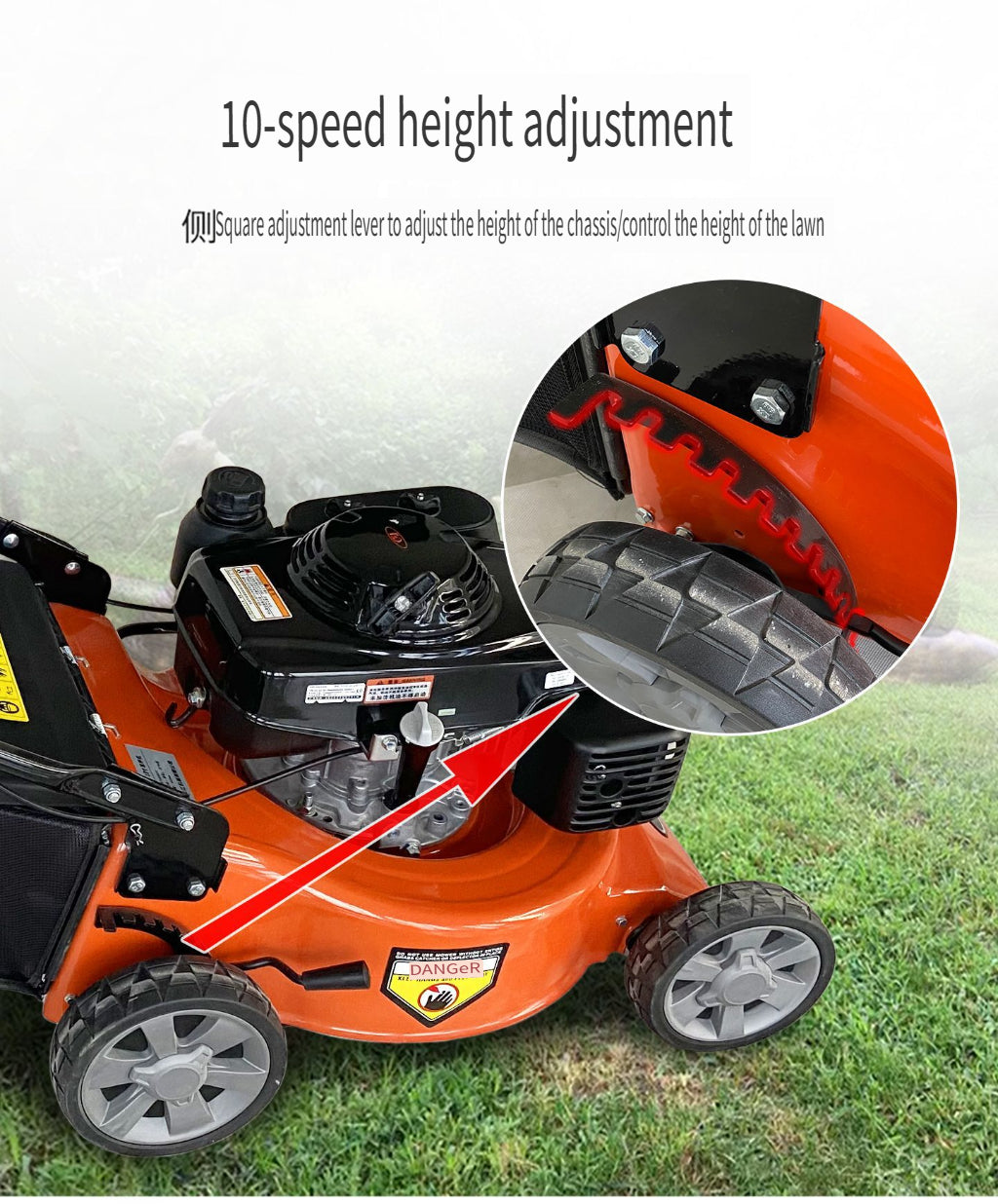 Manual Push Weeding Machine, No Electricity, No Oil, Household Garden Lawn Grass Cutter and Soil Loosening Weeding Tool