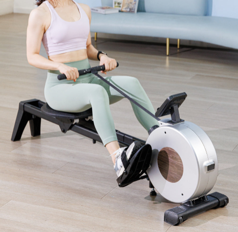 Smart APP Connected Magnetic Rowing Machine for Small Apartments, Home Storage, Waist and Back Shaping, Aerobic Rowing Trainer