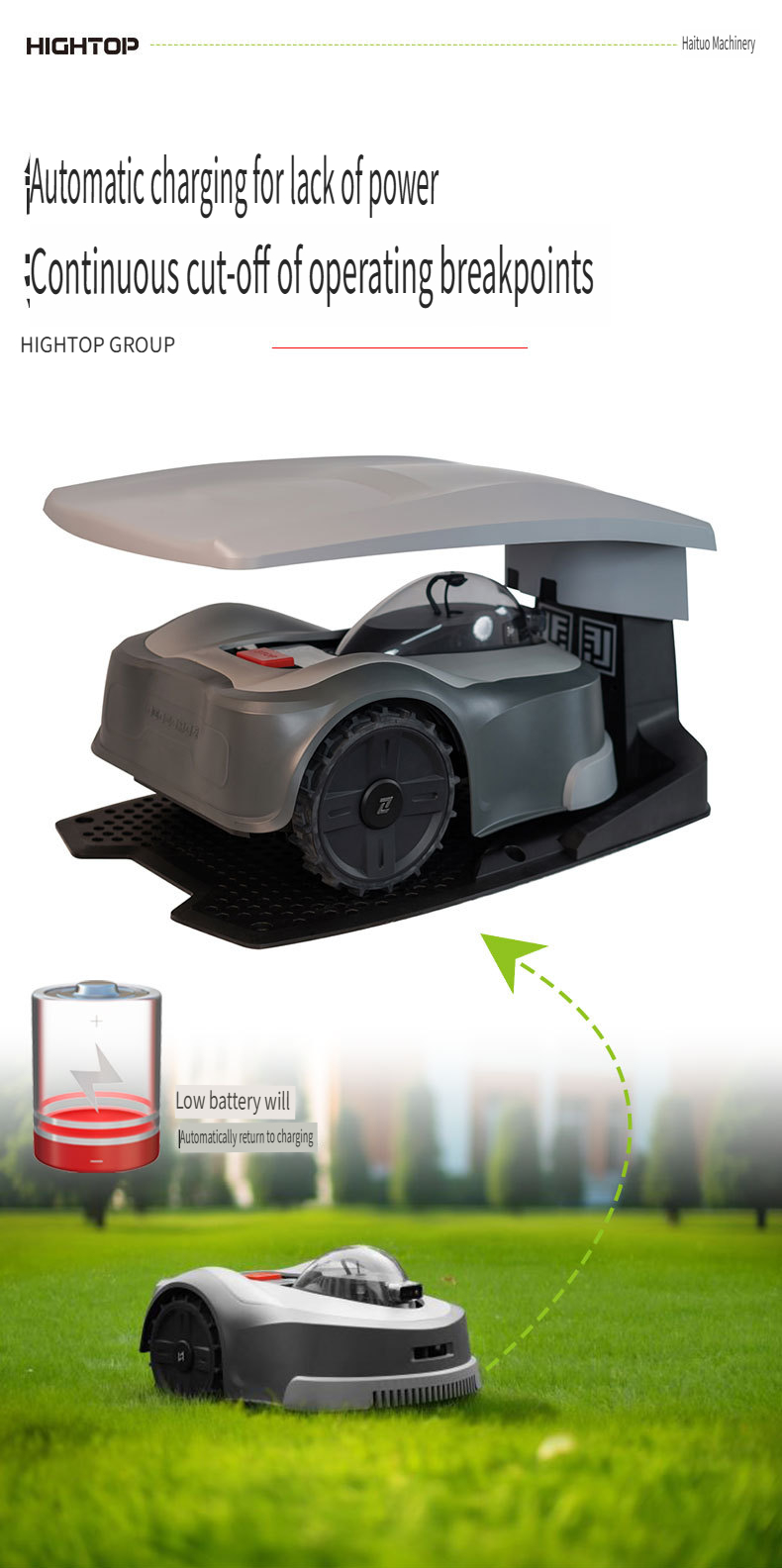 Multifunctional electric automatic lawn mower for villa courtyards and lawns, household portable lithium-battery grass trimmer/weed cutter.