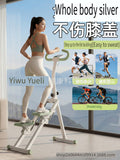 Home Silent Stair Climber Electric Incline Stepper Indoor Fat-Burning Climbing Machine Commercial Stair Fitness Equipment