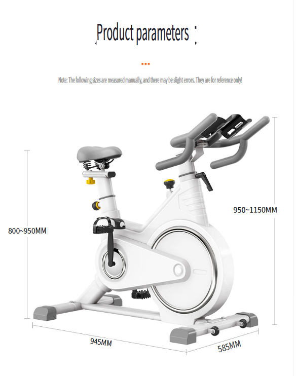 Magnetic Resistance Indoor Exercise Bike – Ultra-Quiet Home Fitness Equipment for Weight Loss