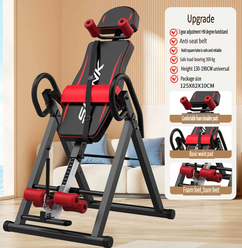 Home Inversion Table – All-in-One Inversion and Stretching Machine for Cervical and Lumbar Spine Decompression