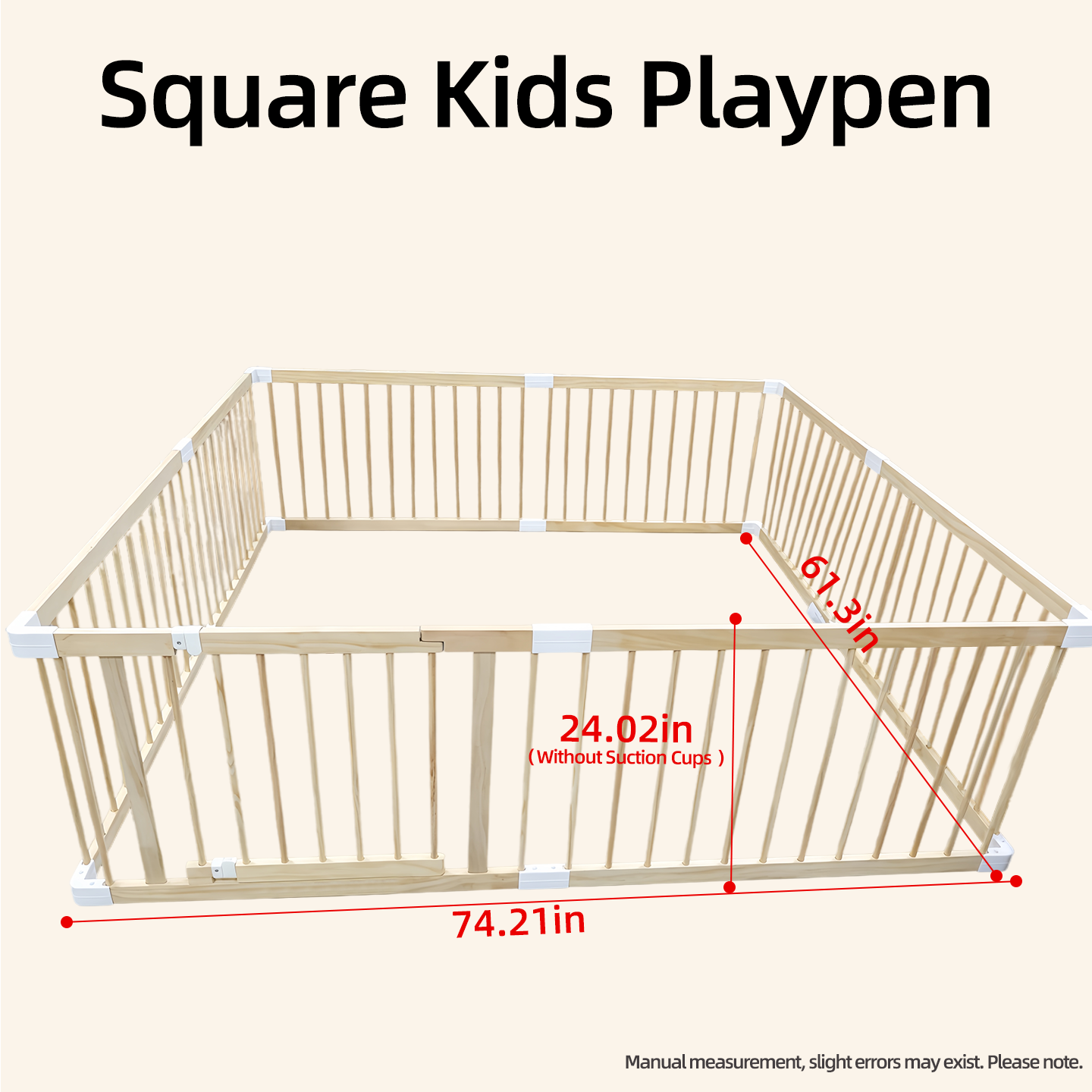 Home baby playpen for crawling and walking training, integrated toddler safety protection fence